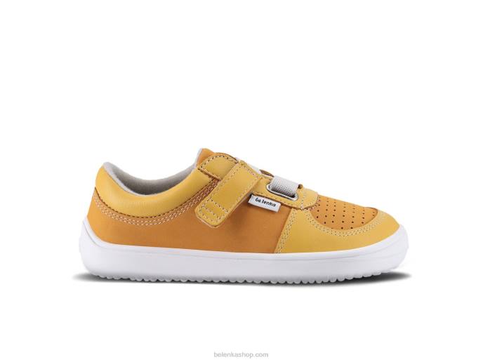 P88T198 Mustard & Mango Kids Barefoot Sneakers - Fluid