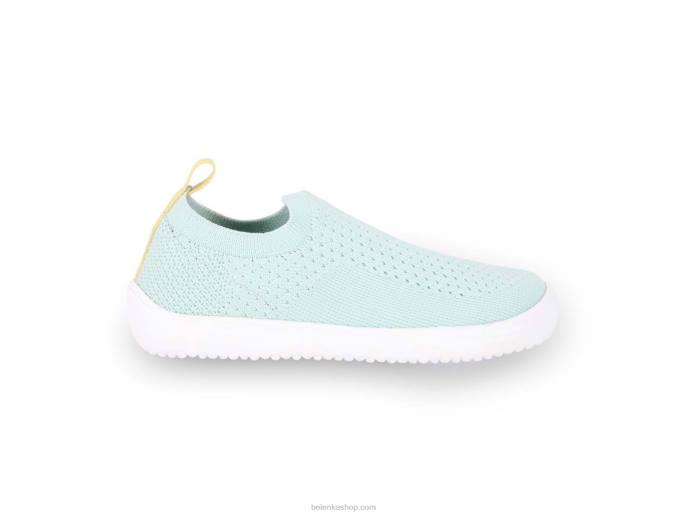P88T216 Mint Green Kids Barefoot Sneakers Perk