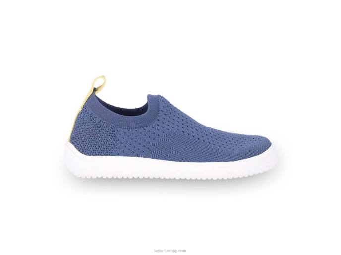 P88T217 Steel Blue Kids Barefoot Sneakers Perk