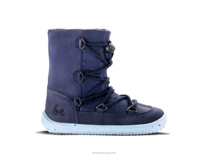 P88T196 Dark & Light Blue Winter Kids Barefoot Snowfox Kids 2.0
