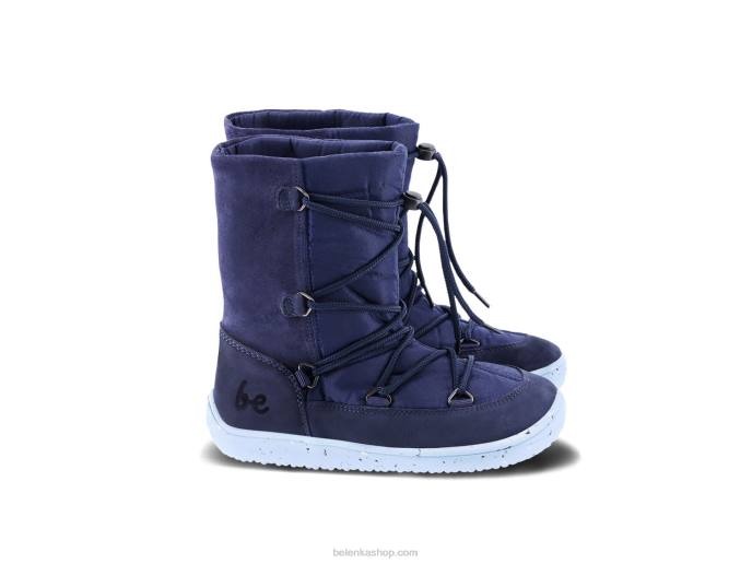 P88T196 Dark & Light Blue Winter Kids Barefoot Snowfox Kids 2.0
