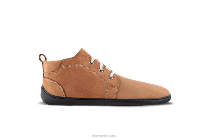 P88T67 Cognac Barefoot Shoes - Icon Men