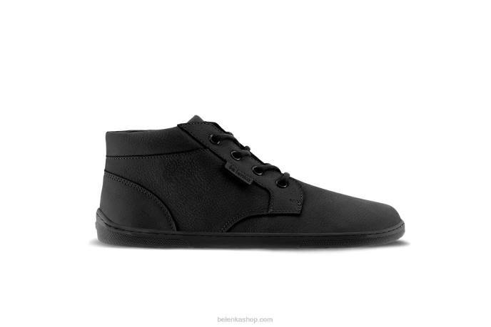 P88T19 All Black Barefoot Shoes - Synergy Men
