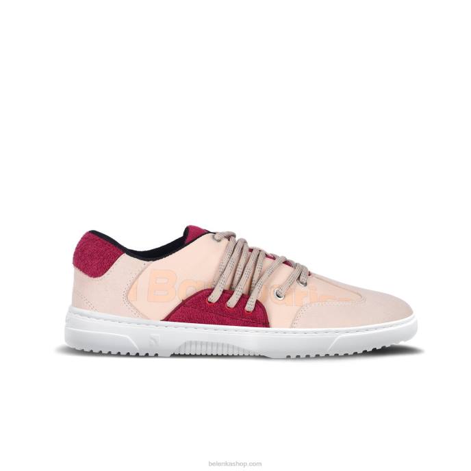 P88T103 Beige & Red Barefoot Sneakers Barebarics - Vibe Men
