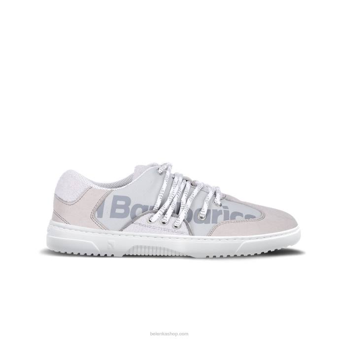 P88T105 Grey & White Barefoot Sneakers Barebarics - Vibe Men