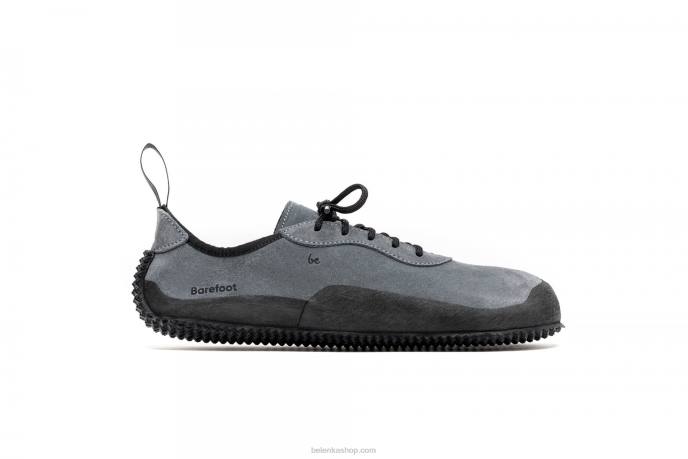 P88T107 Grey Barefoot Shoes Trailwalker Men