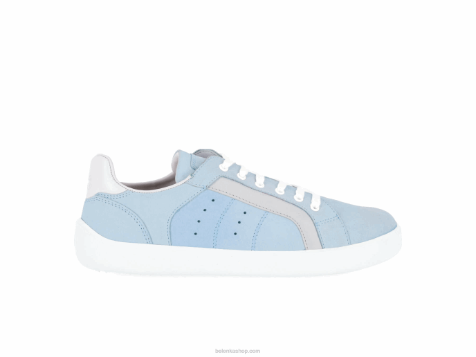 P88T118 Light Blue & Grey Barefoot Sneakers Brooklyn Men