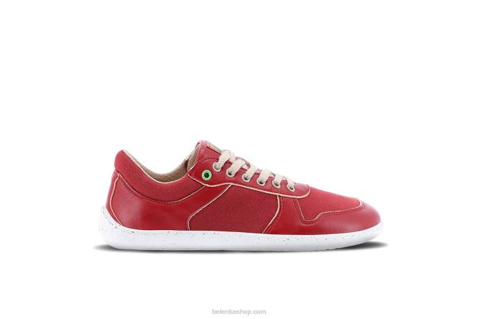 P88T11 Red Barefoot Sneakers - Champ 2.0 - Vegan Men