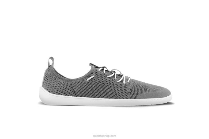 P88T34 Grey Barefoot Sneakers Elevate Men