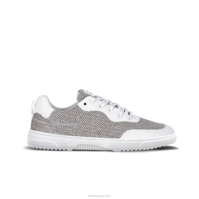P88T86 White & Grey Barefoot Sneakers Barebarics - Kudos Men