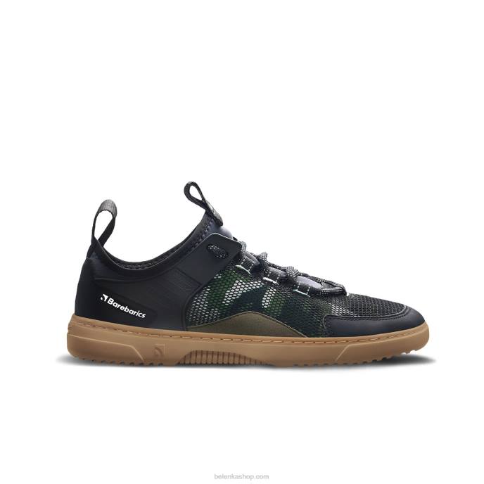 P88T87 Army Green Barefoot Sneakers Barebarics - Rebel Men