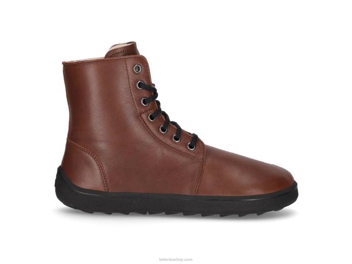 P88T49 Dark Brown Winter Barefoot Boots Winter 2.0 Men