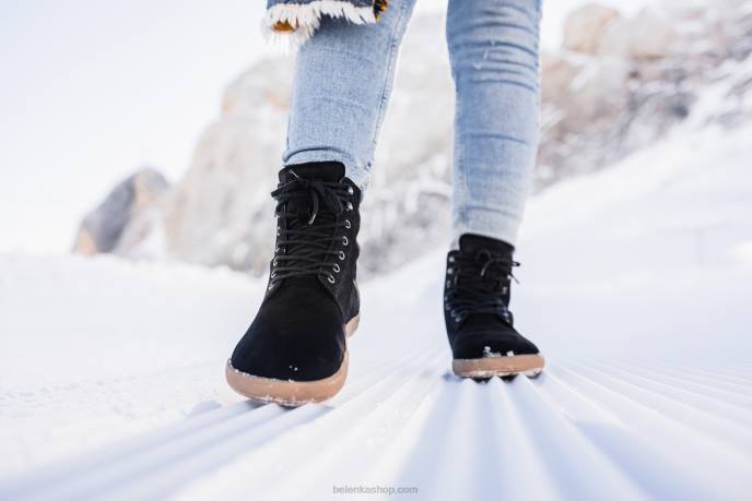 P88T53 Matt Black Winter Barefoot Boots Winter 2.0 Neo Men