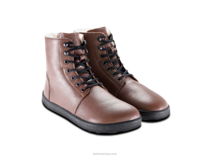 P88T56 Dark Brown Winter Barefoot Boots Winter 2.0 Neo Men