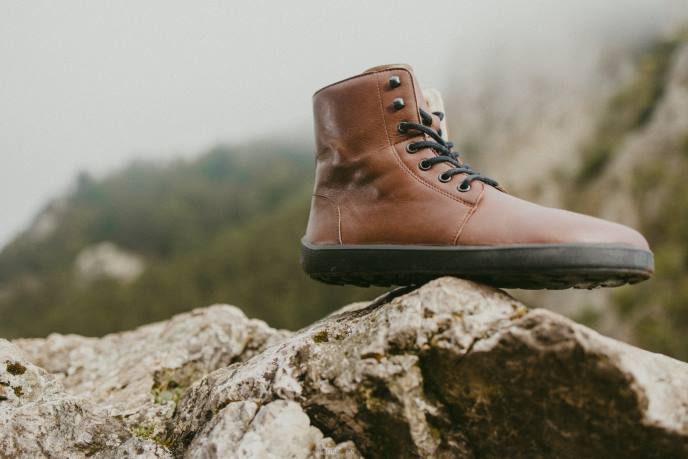 P88T56 Dark Brown Winter Barefoot Boots Winter 2.0 Neo Men