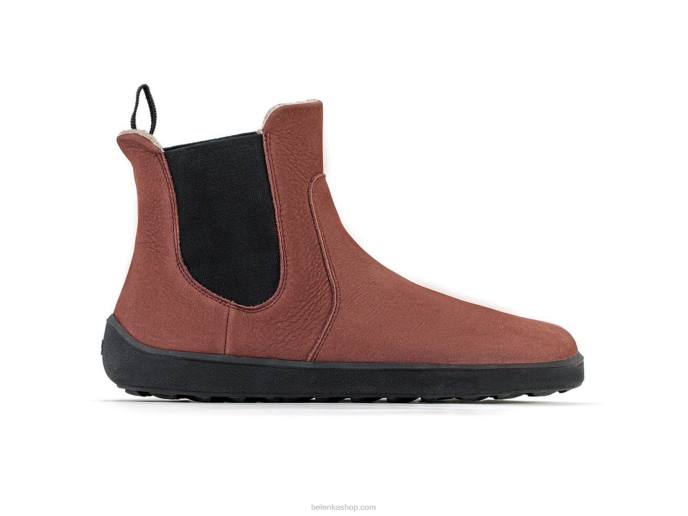 P88T131 Burgundy Barefoot Boots Entice Women