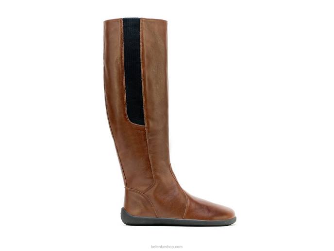 P88T154 Dark Brown Barefoot Long Boots Sierra Women