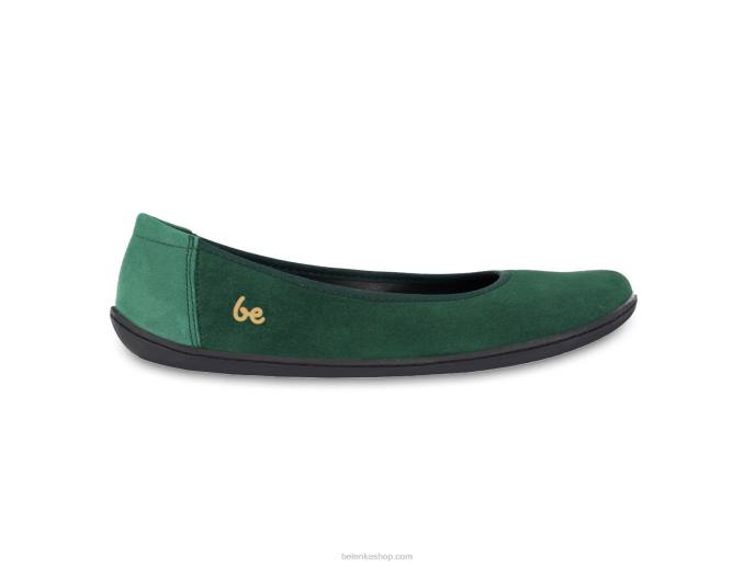 P88T164 Emerald Green Ballet Flats - Sophie Women