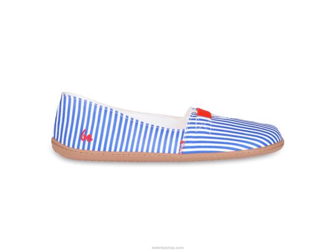 P88T168 Blue Stripes Ballet Flats - Harmony Women