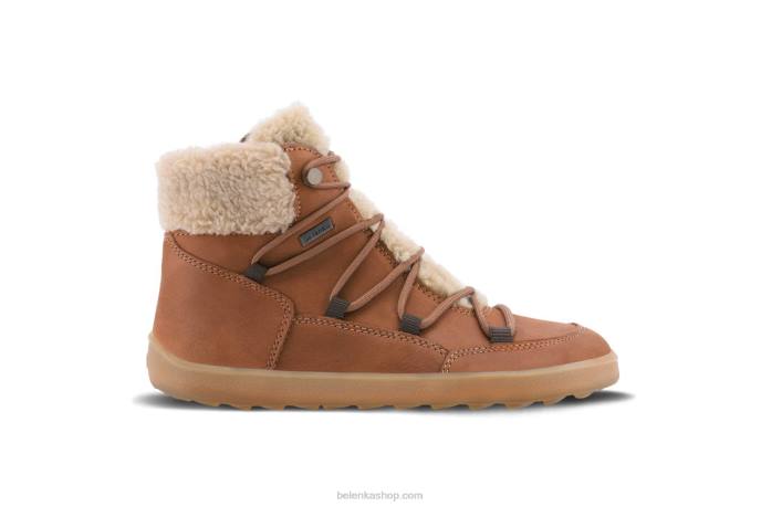 P88T141 Brown Winter Barefoot Boots Bliss Women