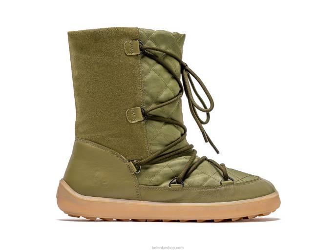 P88T150 Army Green Winter Barefoot Boots Snowfox Woman Women
