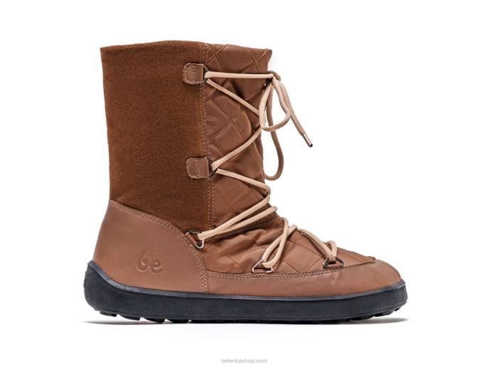 P88T151 Dark Brown Winter Barefoot Boots Snowfox (Women) Women